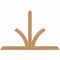 Ekena Millwork Richland Timber Gable Bracket, Western Red Cedar, 60"W x 40"H x 3 1/2"D x 3 1/2"F, 16/12 Pitch GBW060X40X0404RIC00SWR - alternate 1